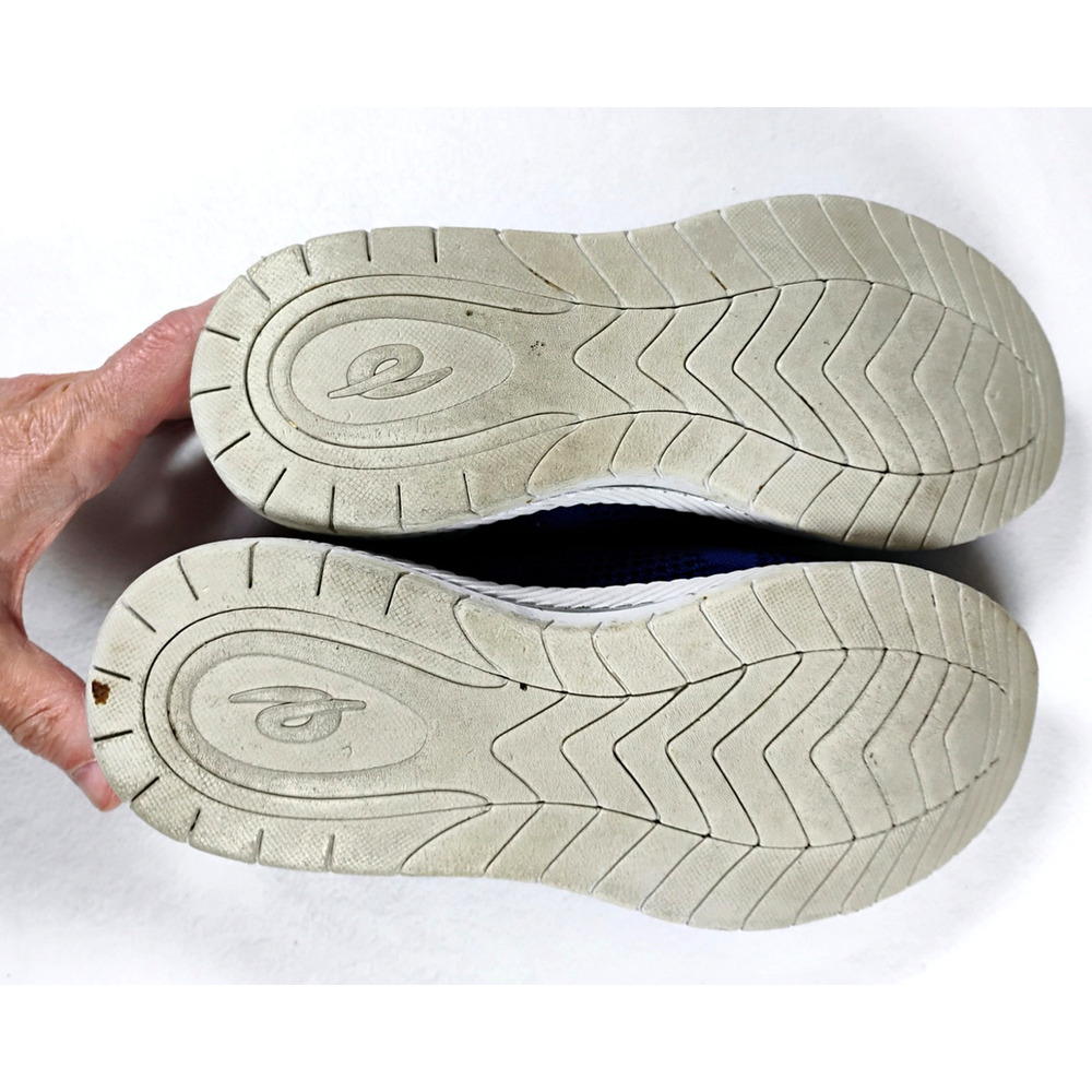 Easy Spirit 8WW Blue Knit Mesh Slip On Flats Comfort Walking Lightweight - Picture 6 of 10